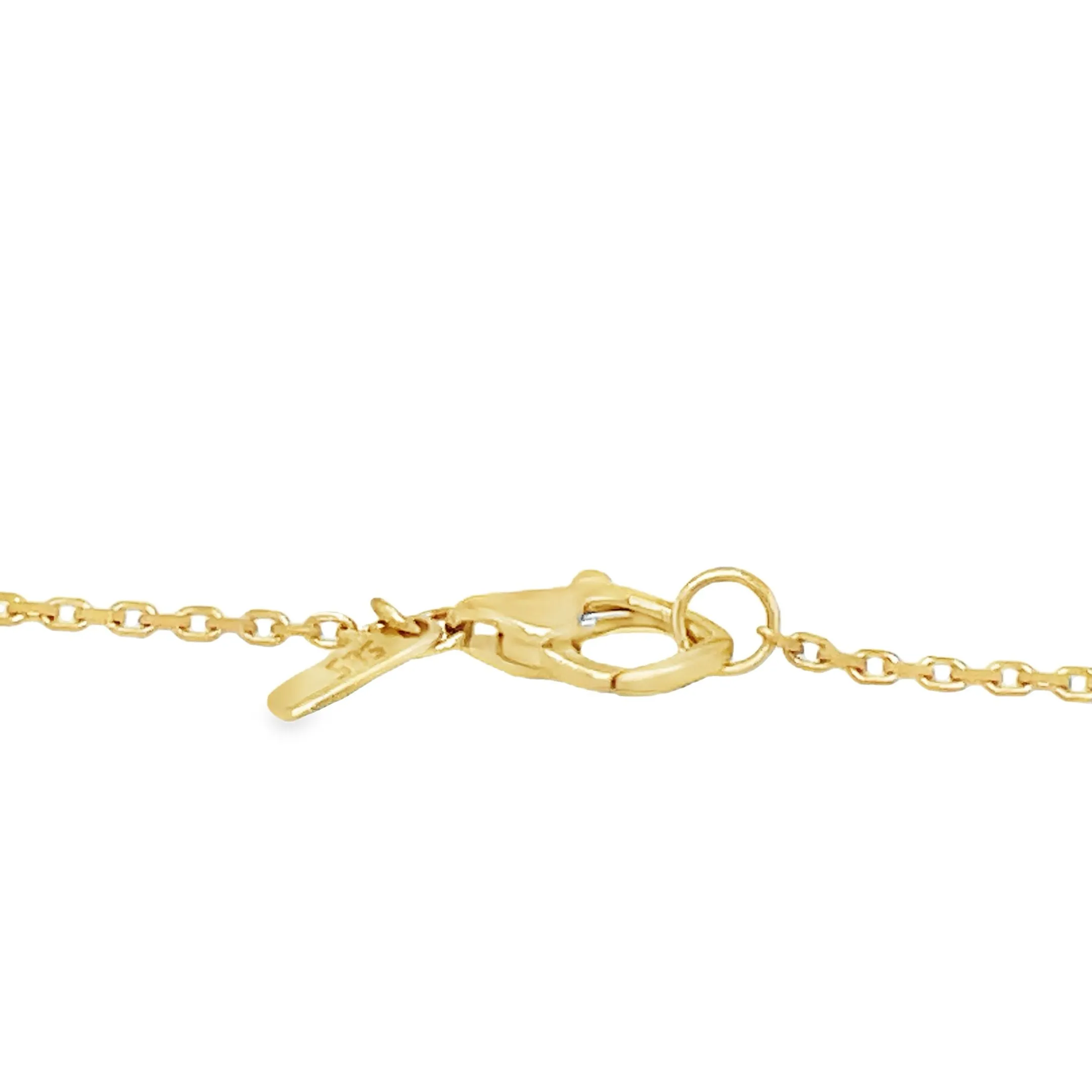 14k Diamond Lady Bug Necklace