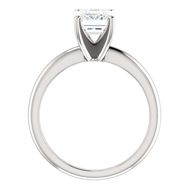 14KT GOLD 2.00 CT RADIANT DIAMOND SOLITAIRE RING
