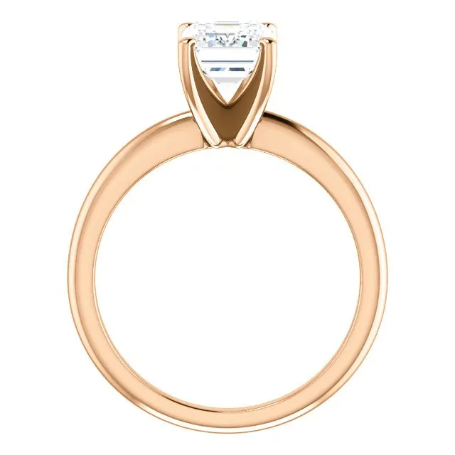14KT GOLD 2.00 CT RADIANT DIAMOND SOLITAIRE RING