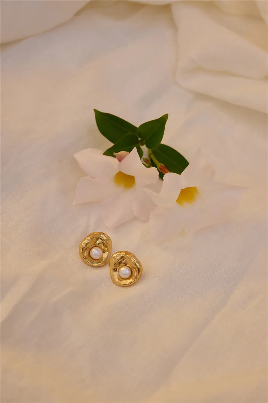 18K Gold Plated Sea Bound Earrings Gold