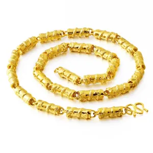 2019 Hot Sales Fashion Exquisite 24K Personality Creative Necklace Charm Male Birthday Party Anniversary Jewelry