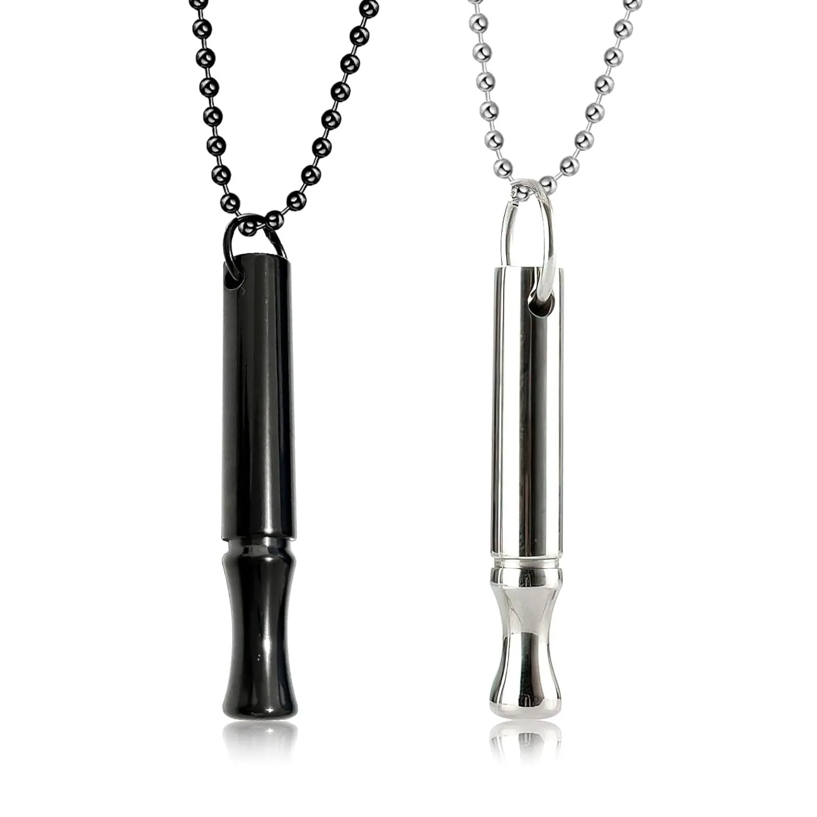 2PCS Anxiety Breathing Necklace, Breathe Necklace, Calm Mindfulness Relaxation Tool, Black