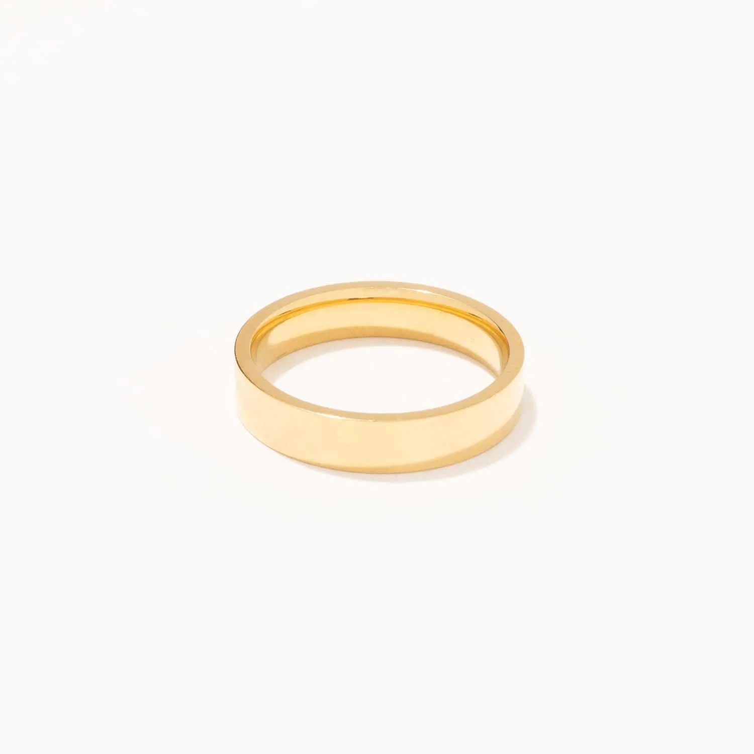 4mm Engravable Ring   |  Gold Plated