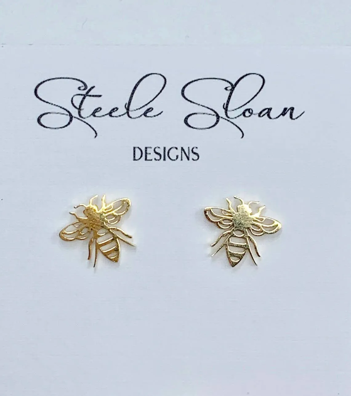 Adorable Bee Earrings, Honeybee Gift, Hypoallergenic Earring