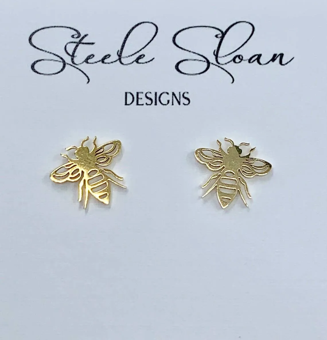 Adorable Bee Earrings, Honeybee Gift, Hypoallergenic Earring