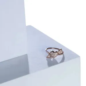 Arrowed Affection Rose Gold Ring