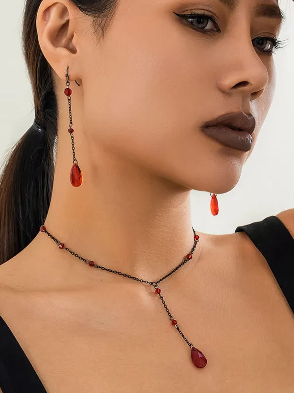 Beaded Chains Earrings Accessories Drop Earrings