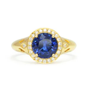 Bespoke Raiyah Remodelled Sapphire Engagement Ring