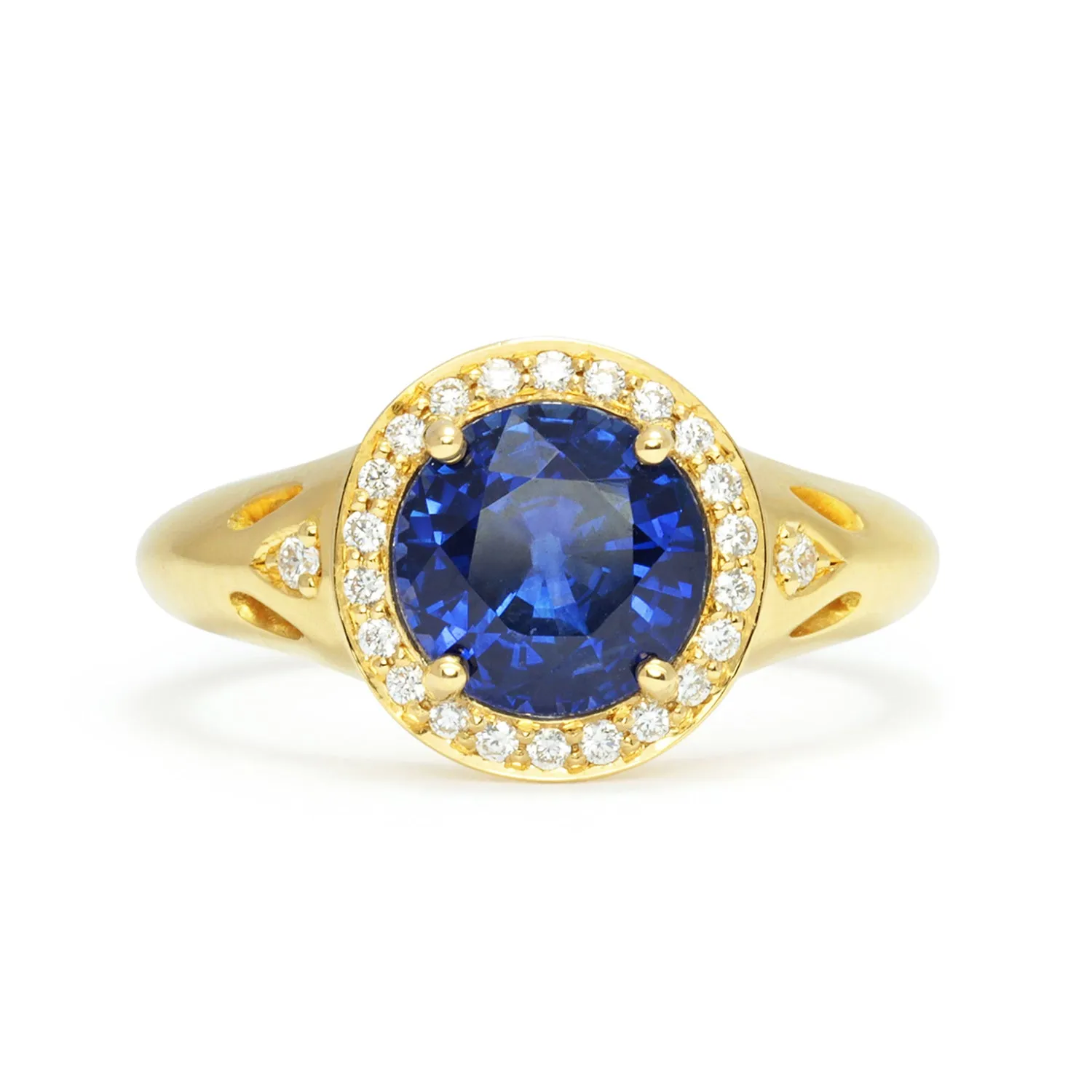 Bespoke Raiyah Remodelled Sapphire Engagement Ring