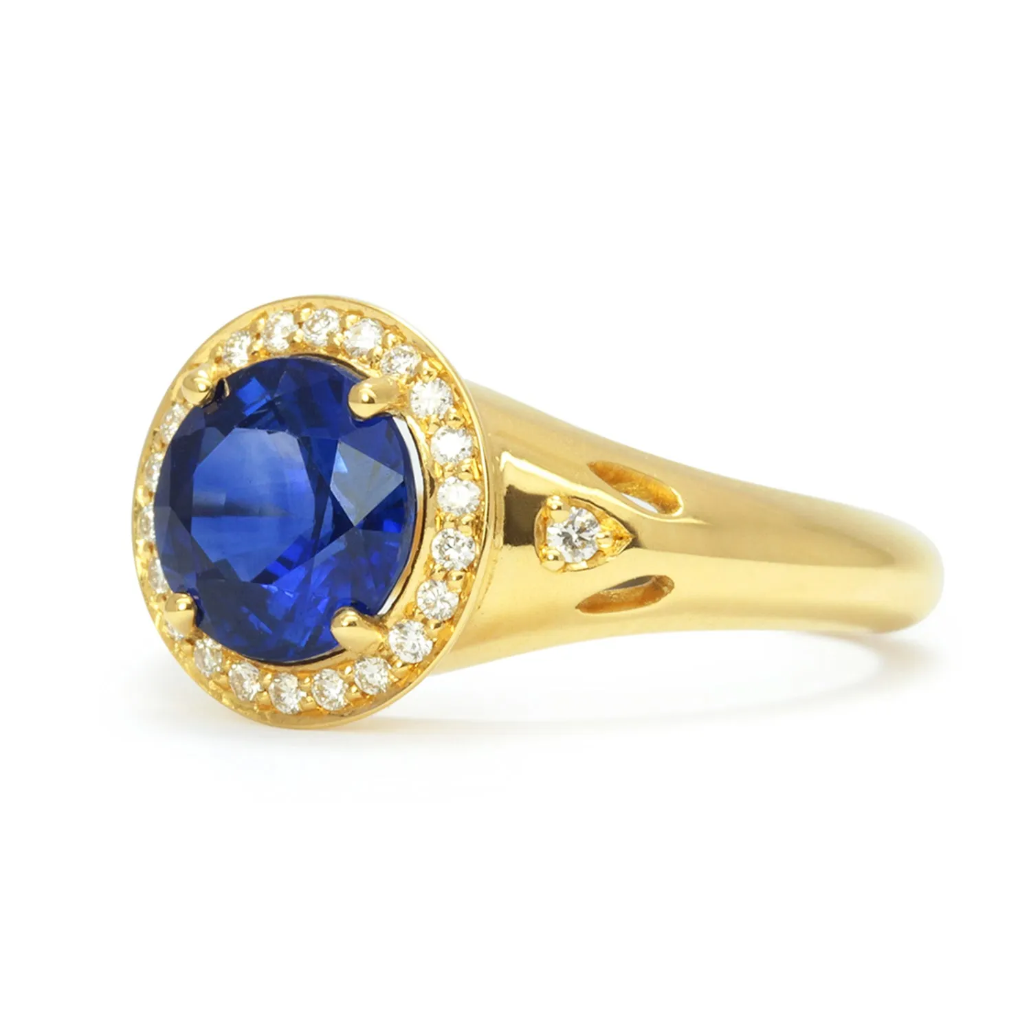 Bespoke Raiyah Remodelled Sapphire Engagement Ring
