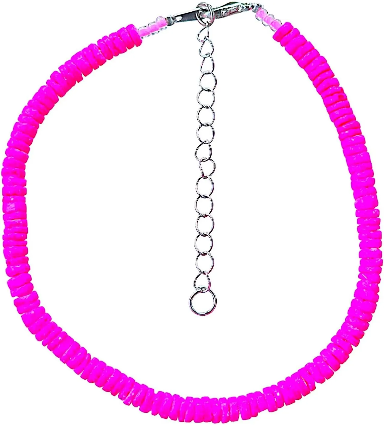 BlueRica Smooth Puka Shell Anklet 10"