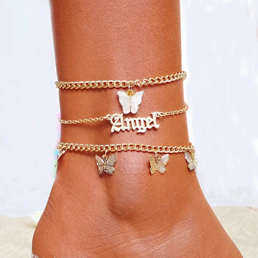 Bohemia Summer Beach Chain Anklets for Women