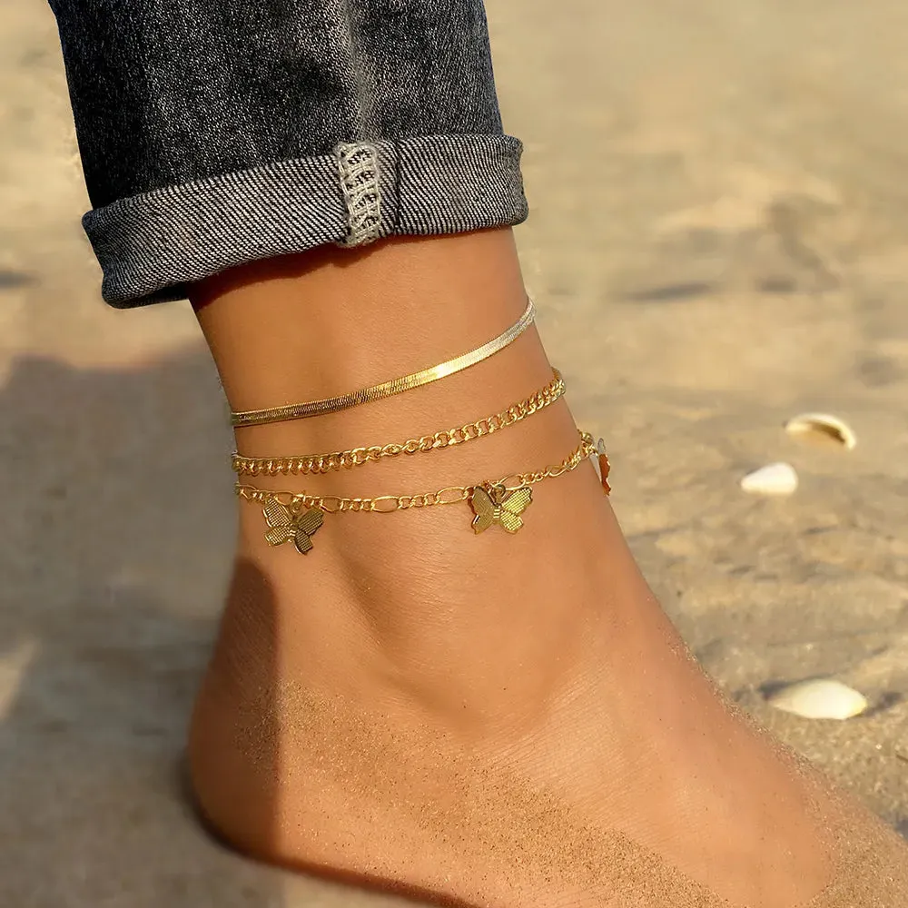 Bohemia Summer Beach Chain Anklets for Women