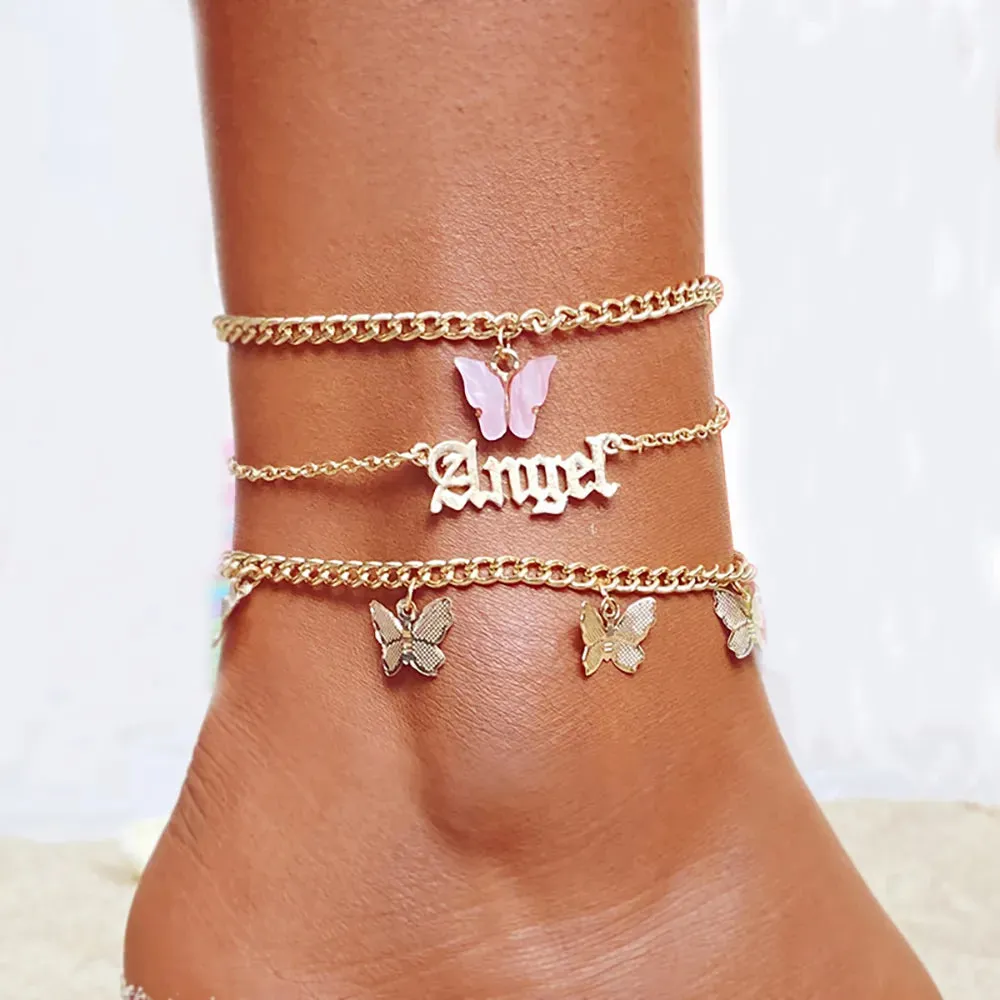 Bohemia Summer Beach Chain Anklets for Women