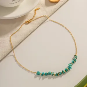 Boho Pearl Choker Necklace
