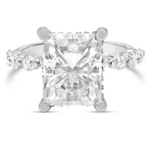 Brooke | Radiant Moissanite Engagement Ring
