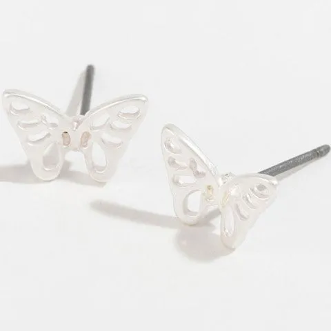 Butterfly Stud Bud Earrings