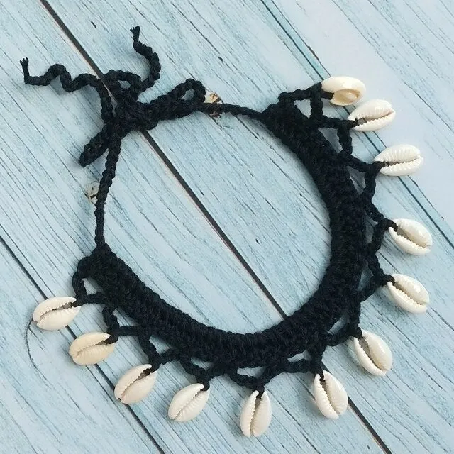 Buy 2 Get 20% Off Summer Women Simple Seashell Anklet Chain Crochet Bohemian Foot Jewelry Beach Anklets On Foot Bracelets