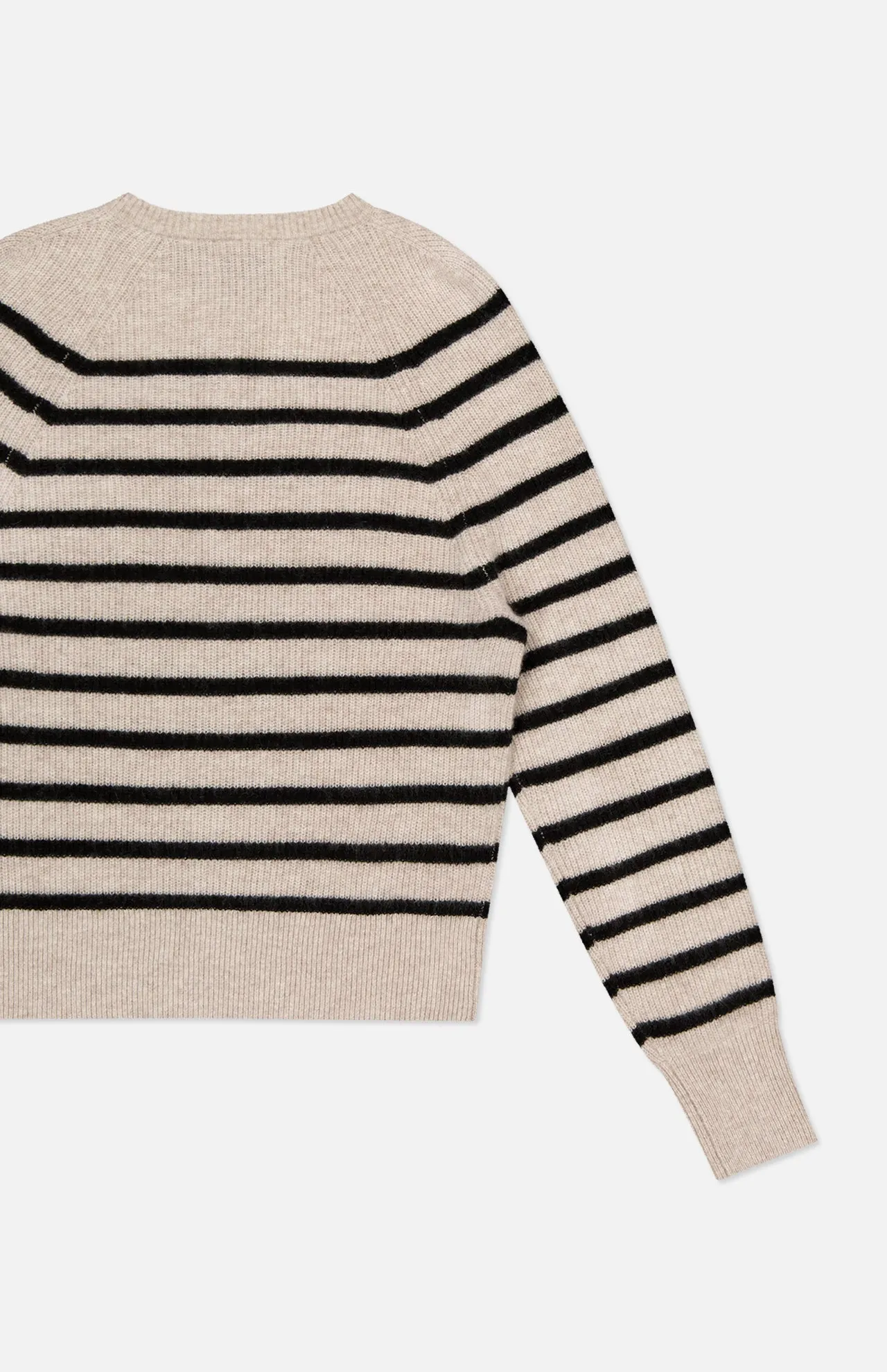Cashmere Ribbed Button Henley