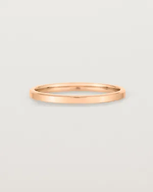 Chamfered Wedding Ring | 2mm