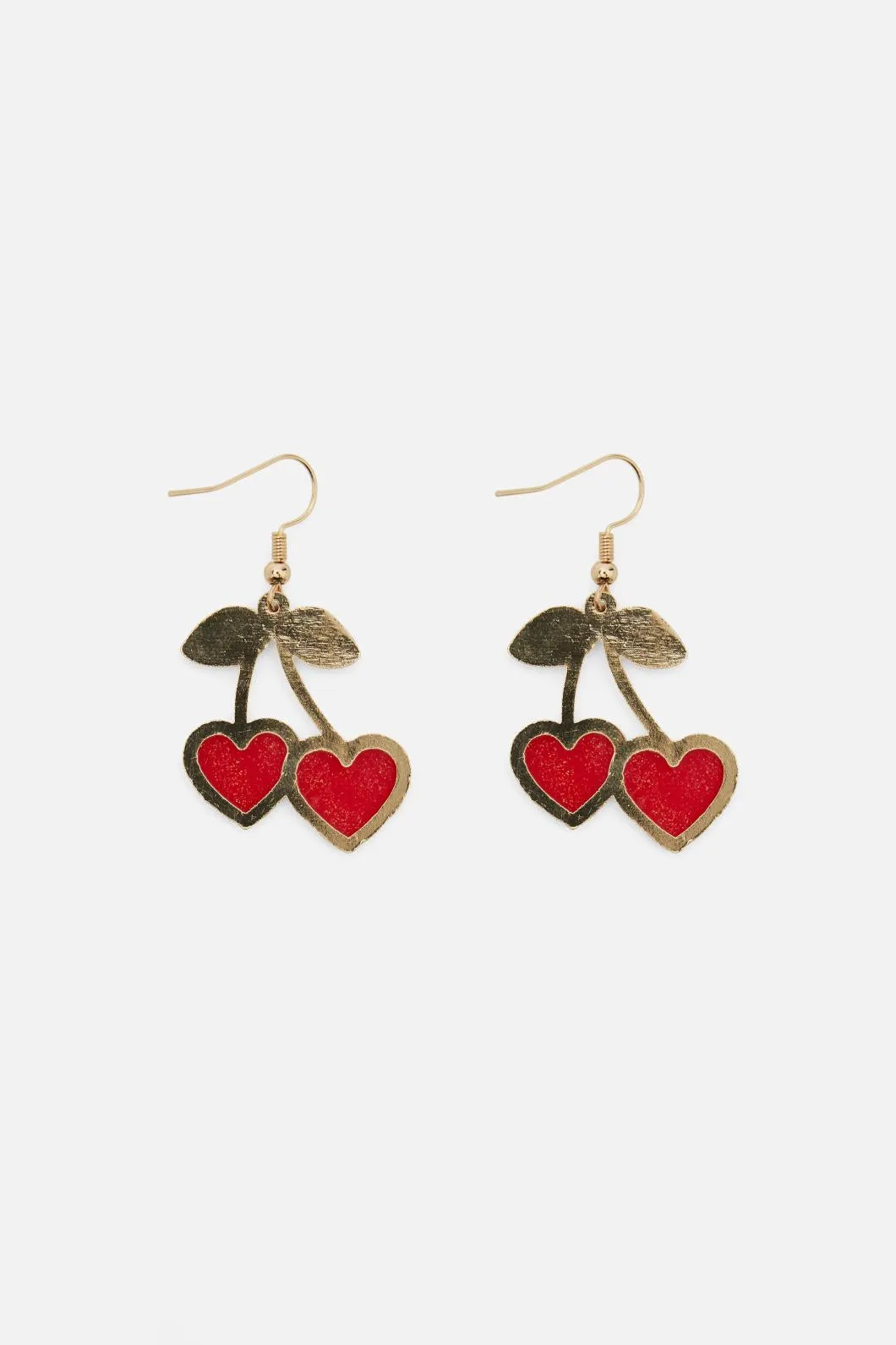 Cherry Heart Earrings