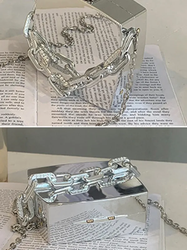 Chicmy-Original Creation Chains Solid Color Bags Accessories