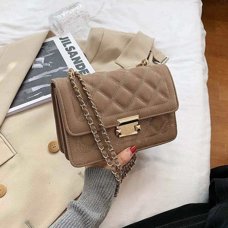 Christmas Gift Mini Chain Handbag For Women 2021 Winter Women Tend Branded Classic Shoulder Handbags And Purses Women's Travel Luxury Hand Bag