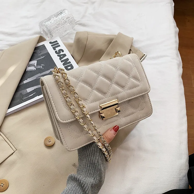 Christmas Gift Mini Chain Handbag For Women 2021 Winter Women Tend Branded Classic Shoulder Handbags And Purses Women's Travel Luxury Hand Bag