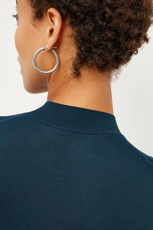Claressa Earrings - Medium :: Silver