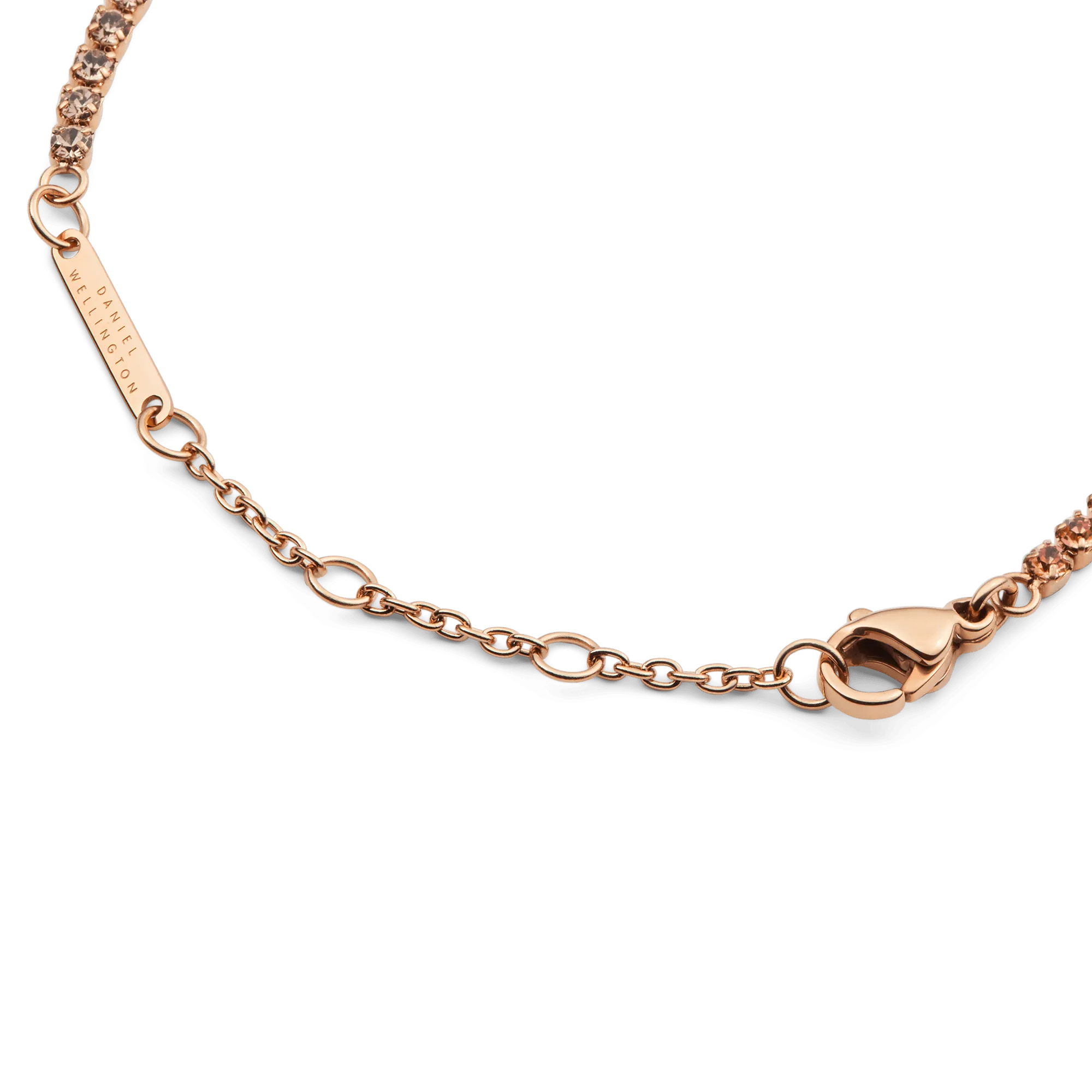 Classic Tennis Bracelet Apricot Rose Gold