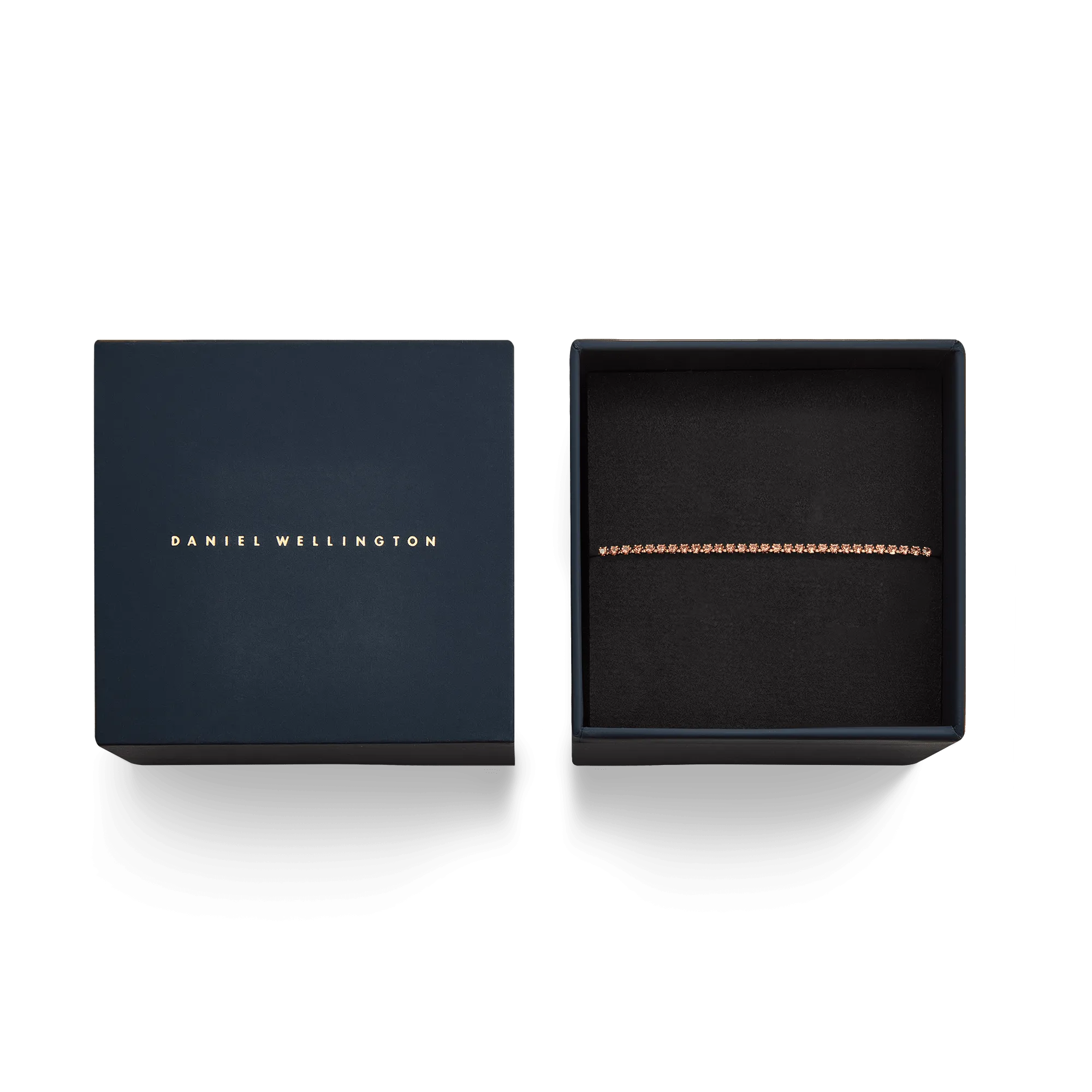 Classic Tennis Bracelet Apricot Rose Gold