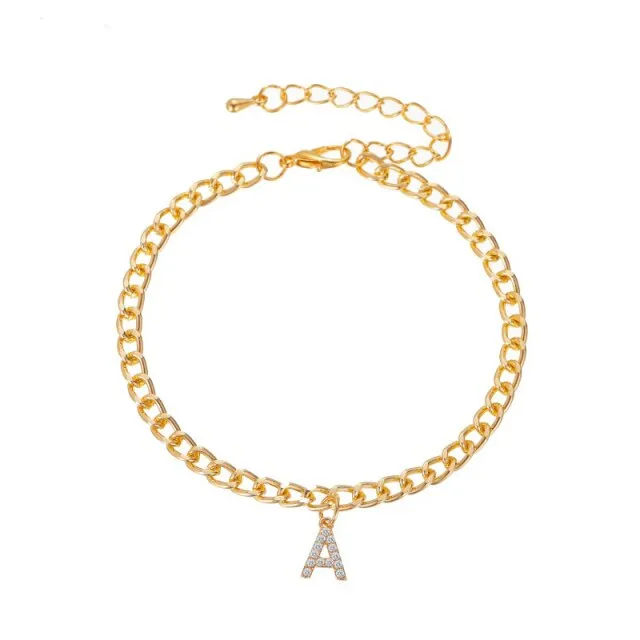 Classic White Dripping Oil Metal Shell Anklets Small Tassel Chain Sandals Ankle Bracelet For Women Beach Foot Jewelry AN025