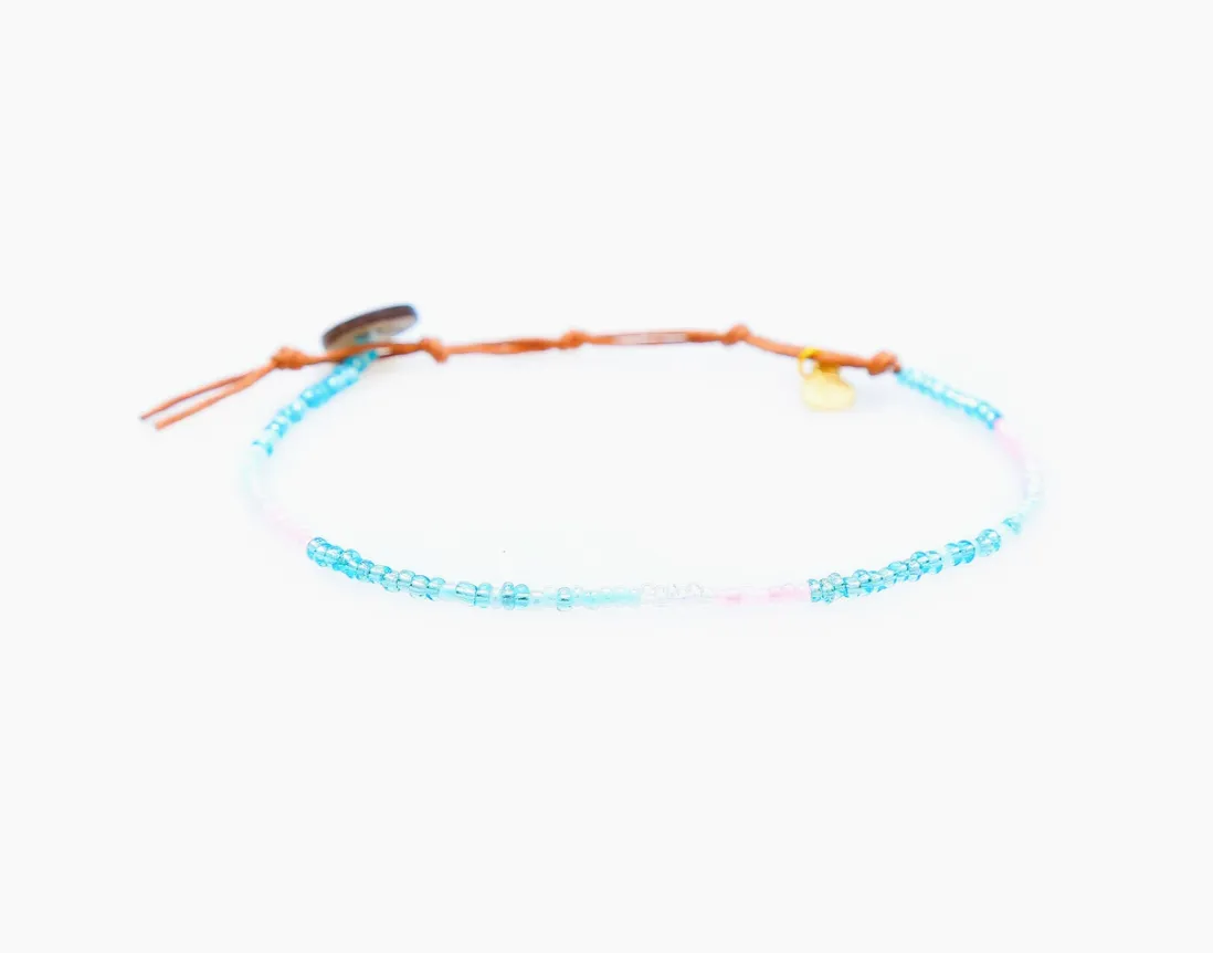 Coconut Cooler Beaded Anklet