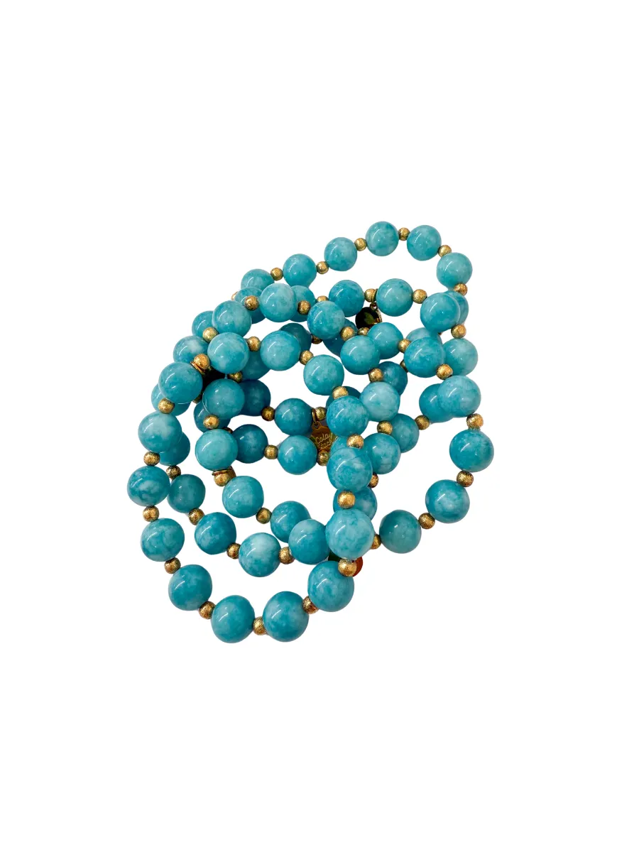 Cola Stacks | Bold Turquoise Bracelet