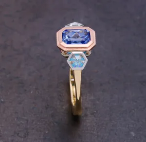 CorianBlu Ring