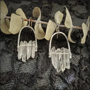 CRYSTAL PEAKE EARRINGS