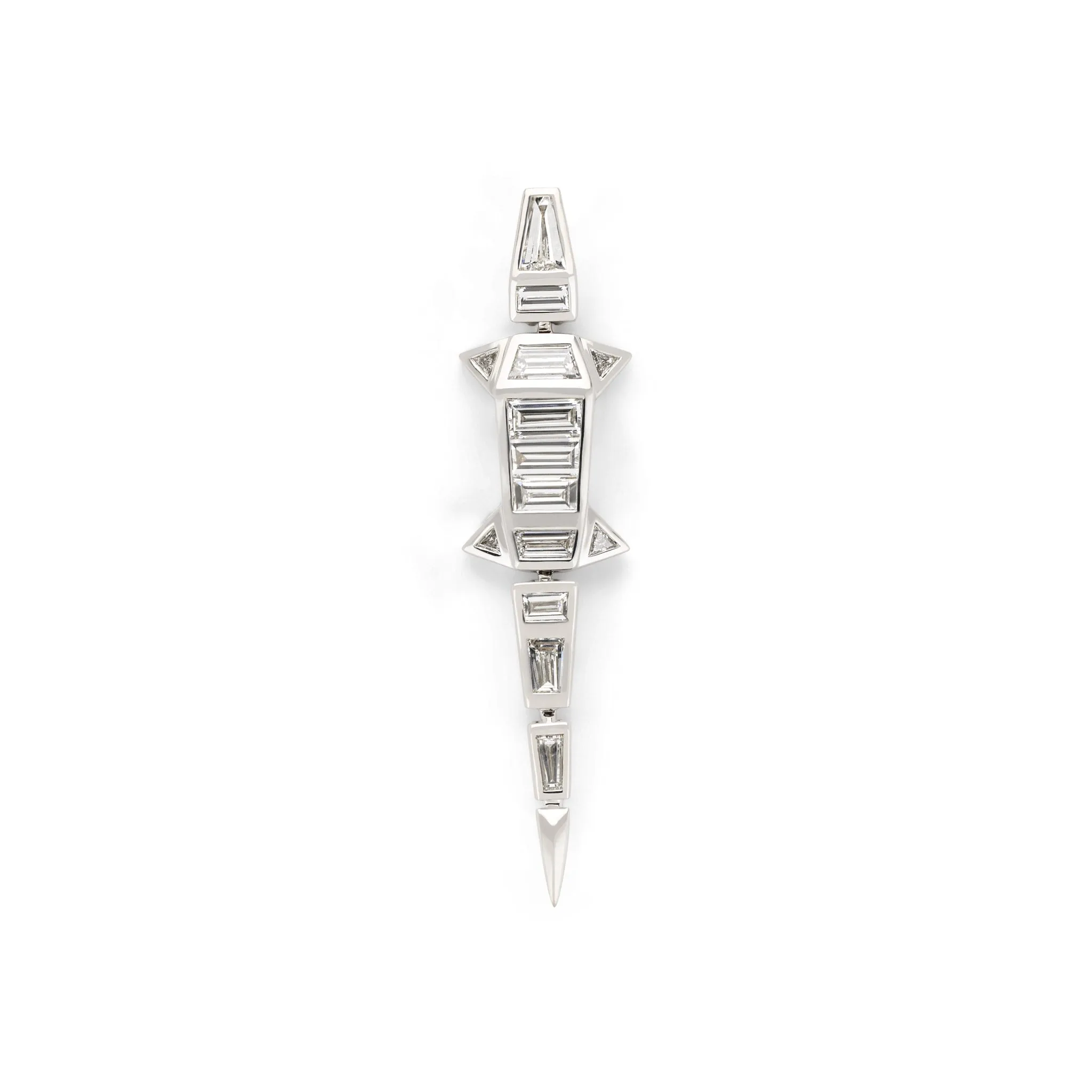 Diamond Alligator Earring
