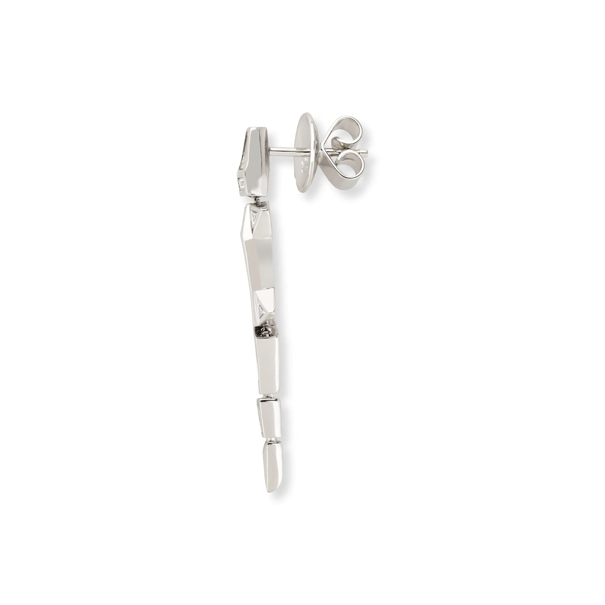 Diamond Alligator Earring