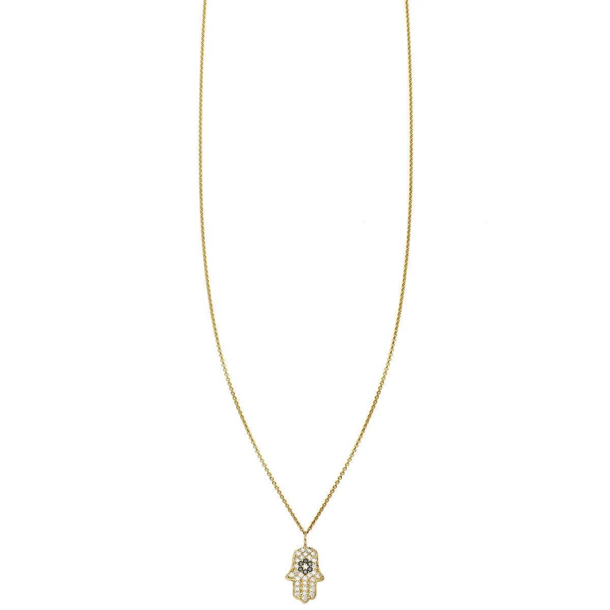Diamond Hamsa Necklace