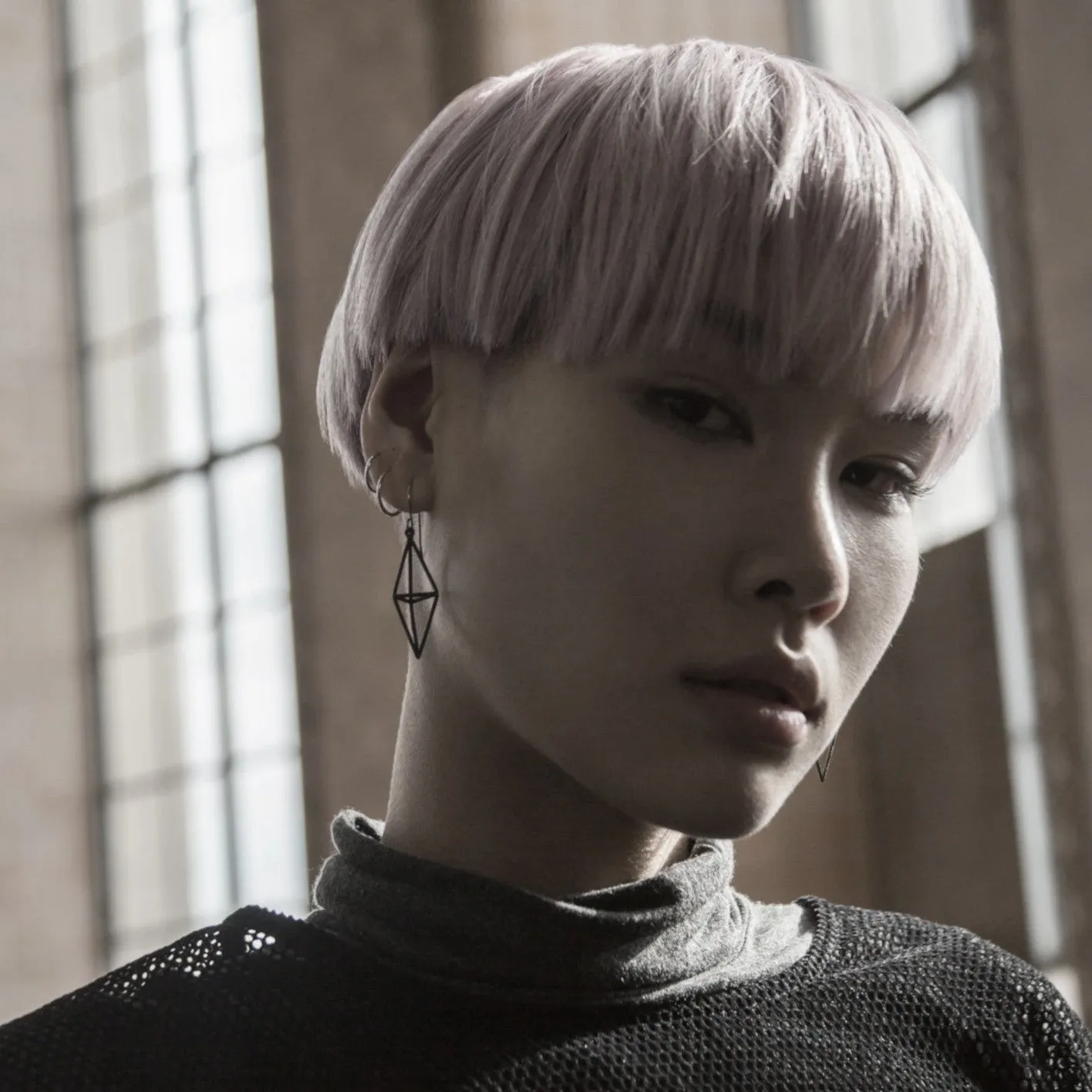 Dipyramid Earrings