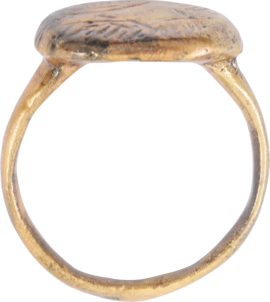 EARLY CHRISTIAN RING 5th-9th CENTURY AD  5 1/4