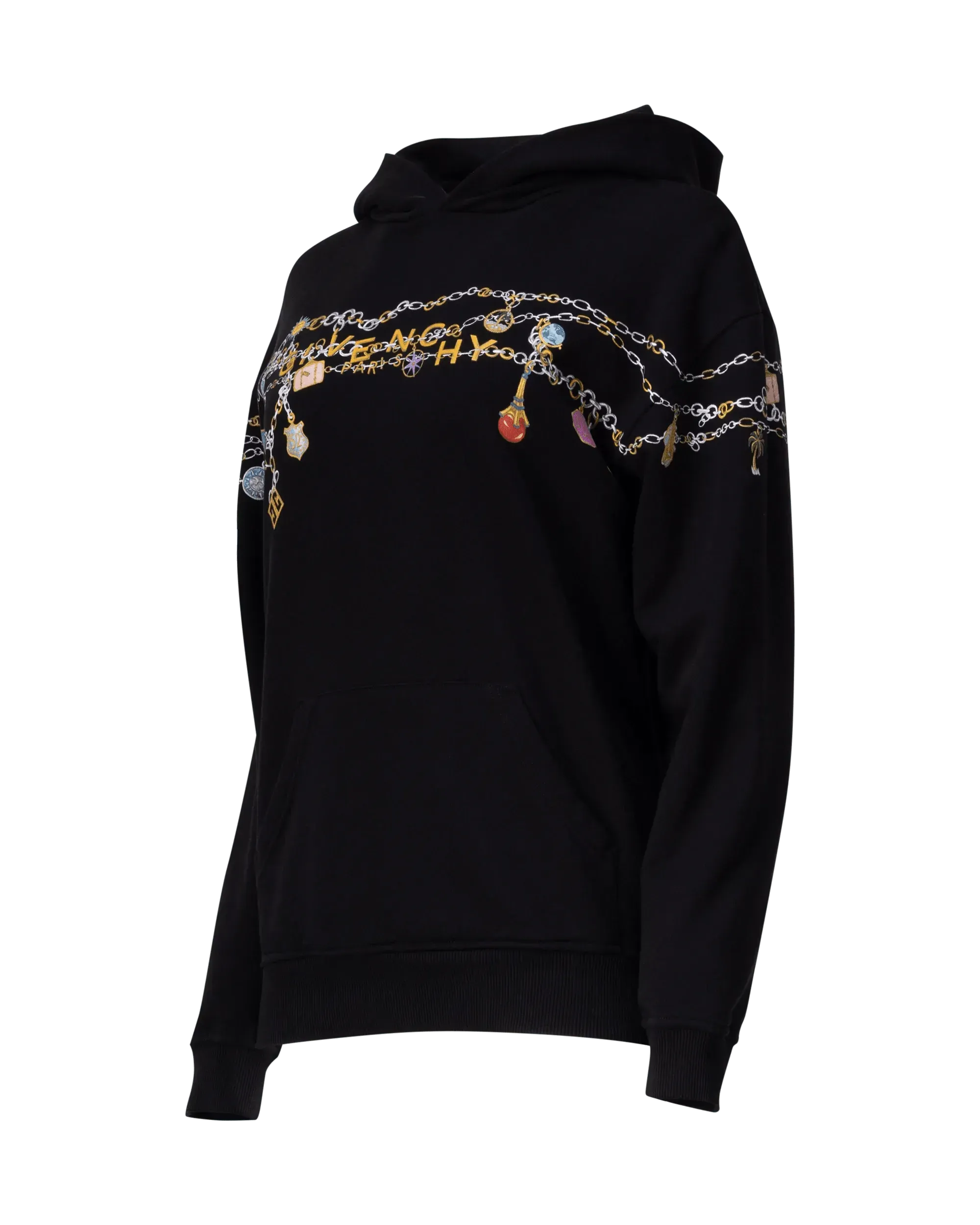 Embroidered Casual Fit Hoodie