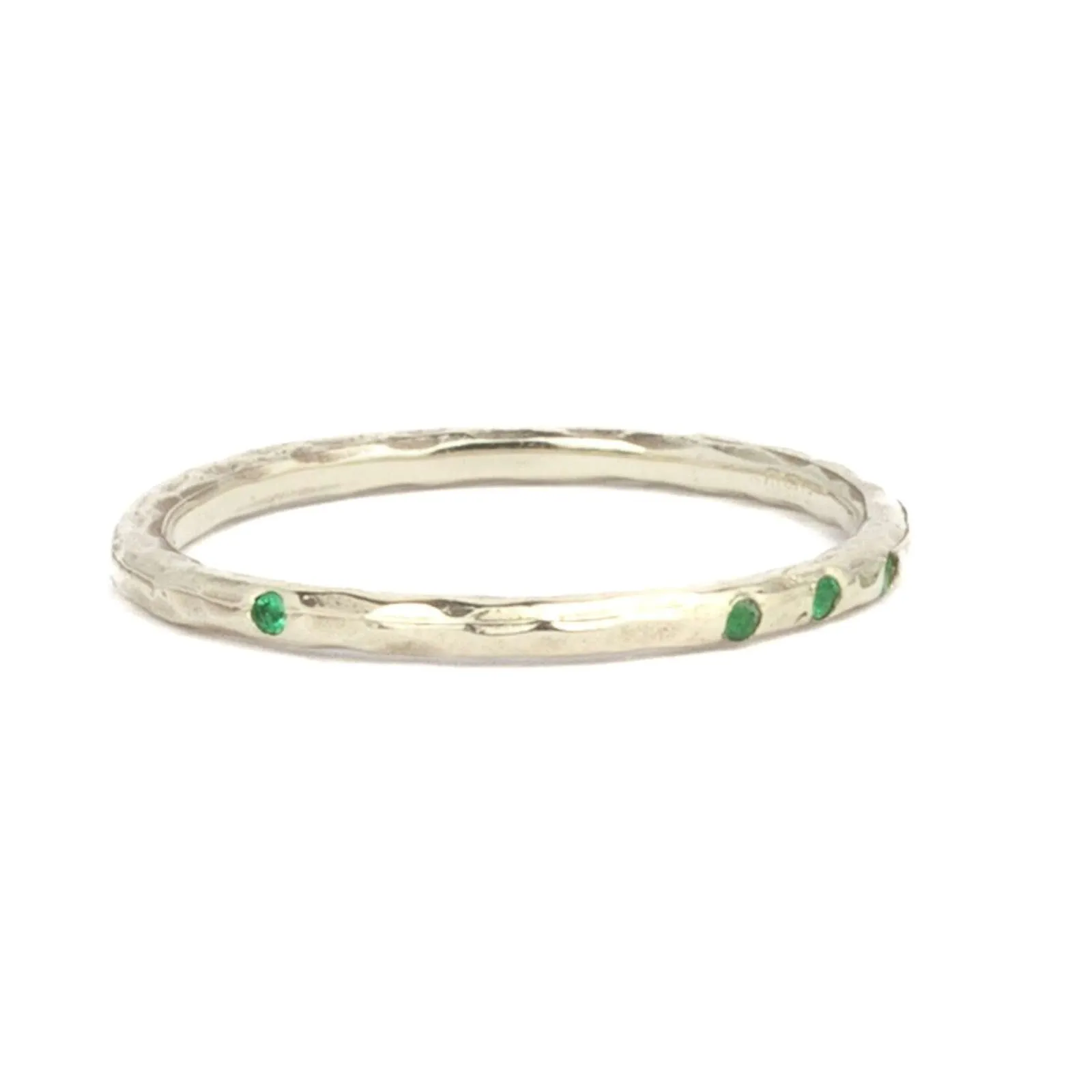 Emerald Green Gold Ring