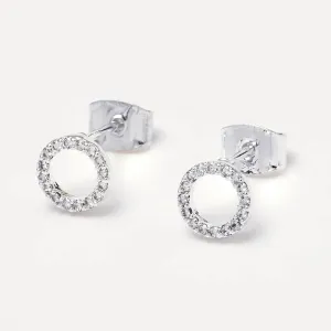 Estella Bartlett Circle CZ Earrings