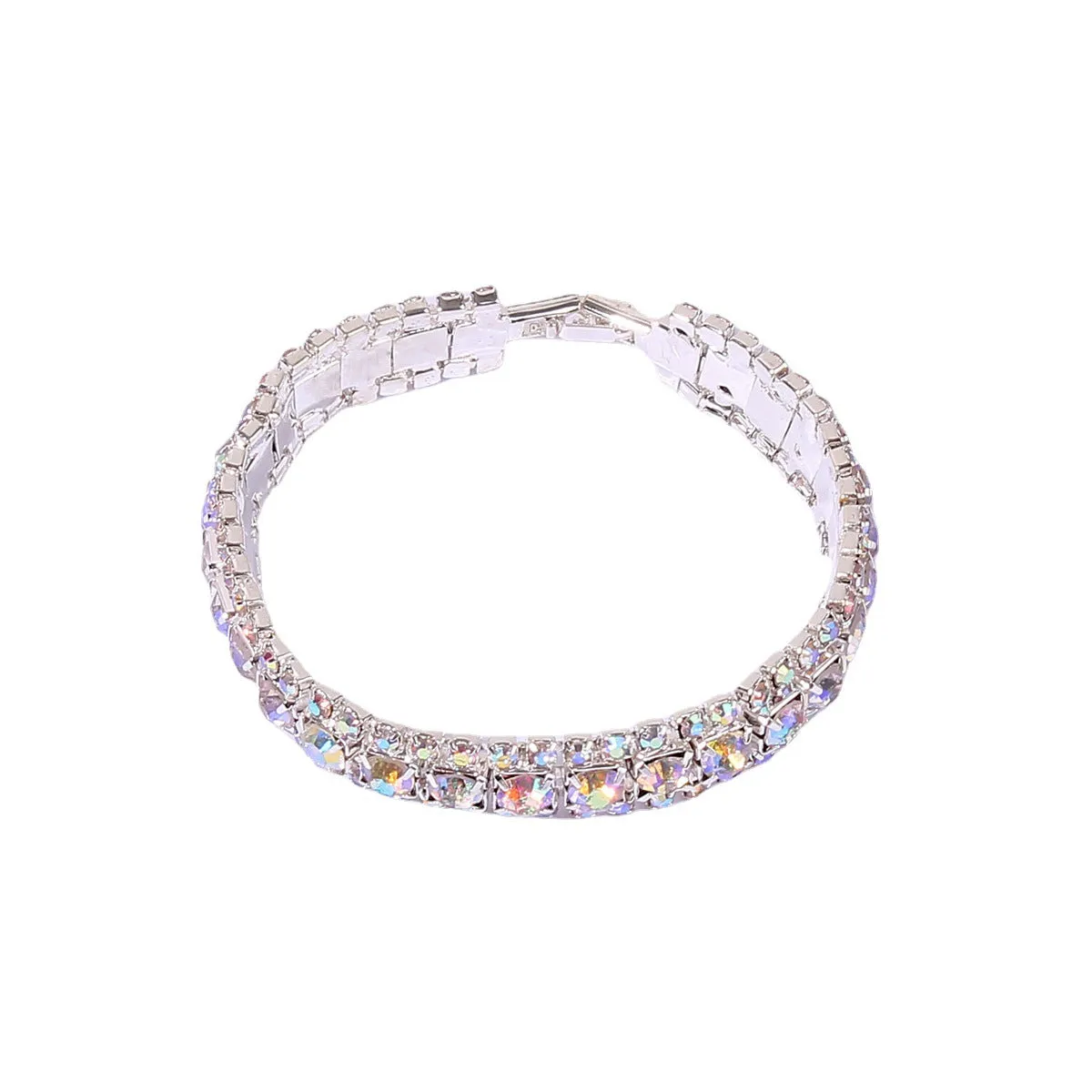 Fashion Shiny Diamond Bracelet Personality Metal Jewelry Women