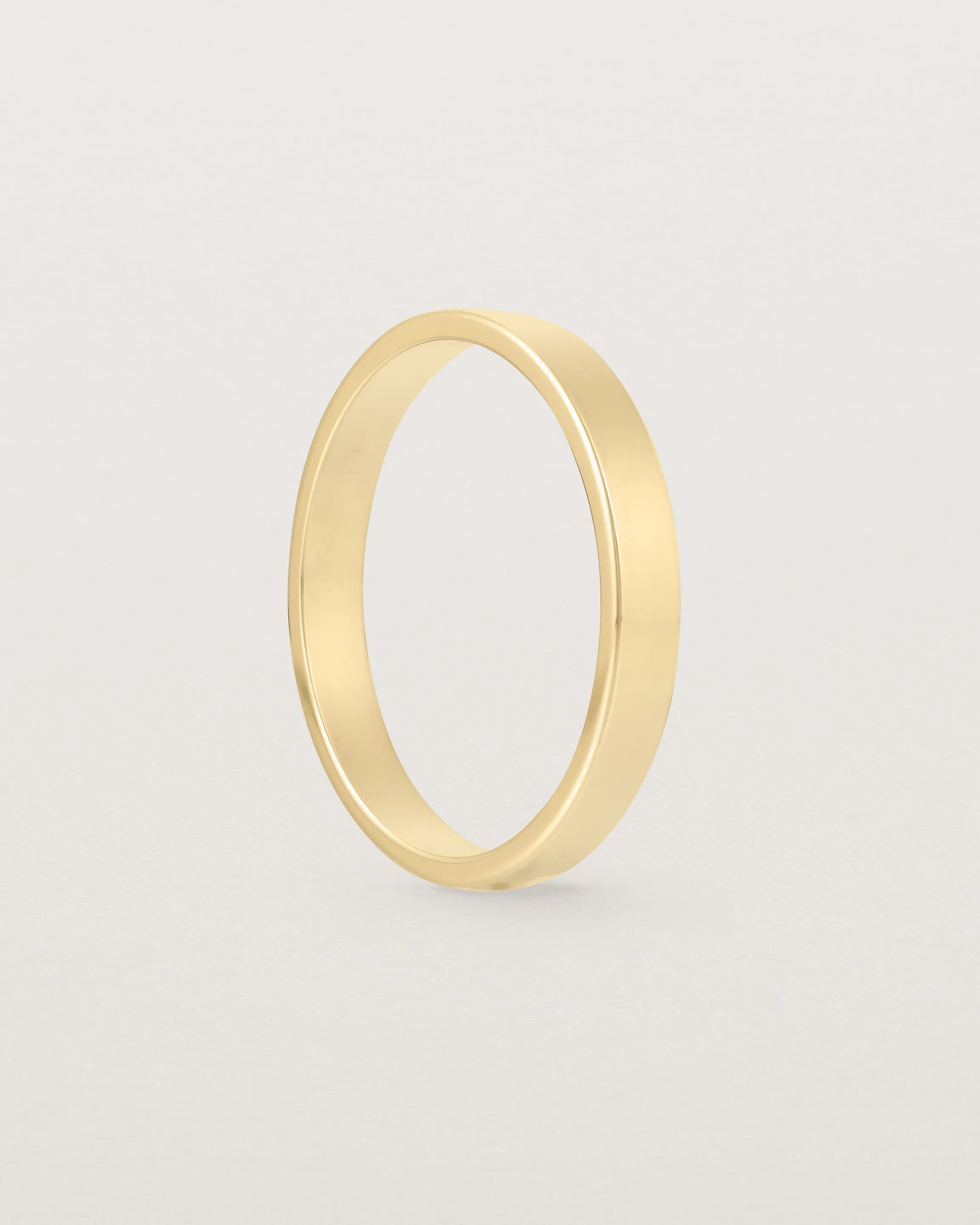 Flat Wedding Ring | 3mm