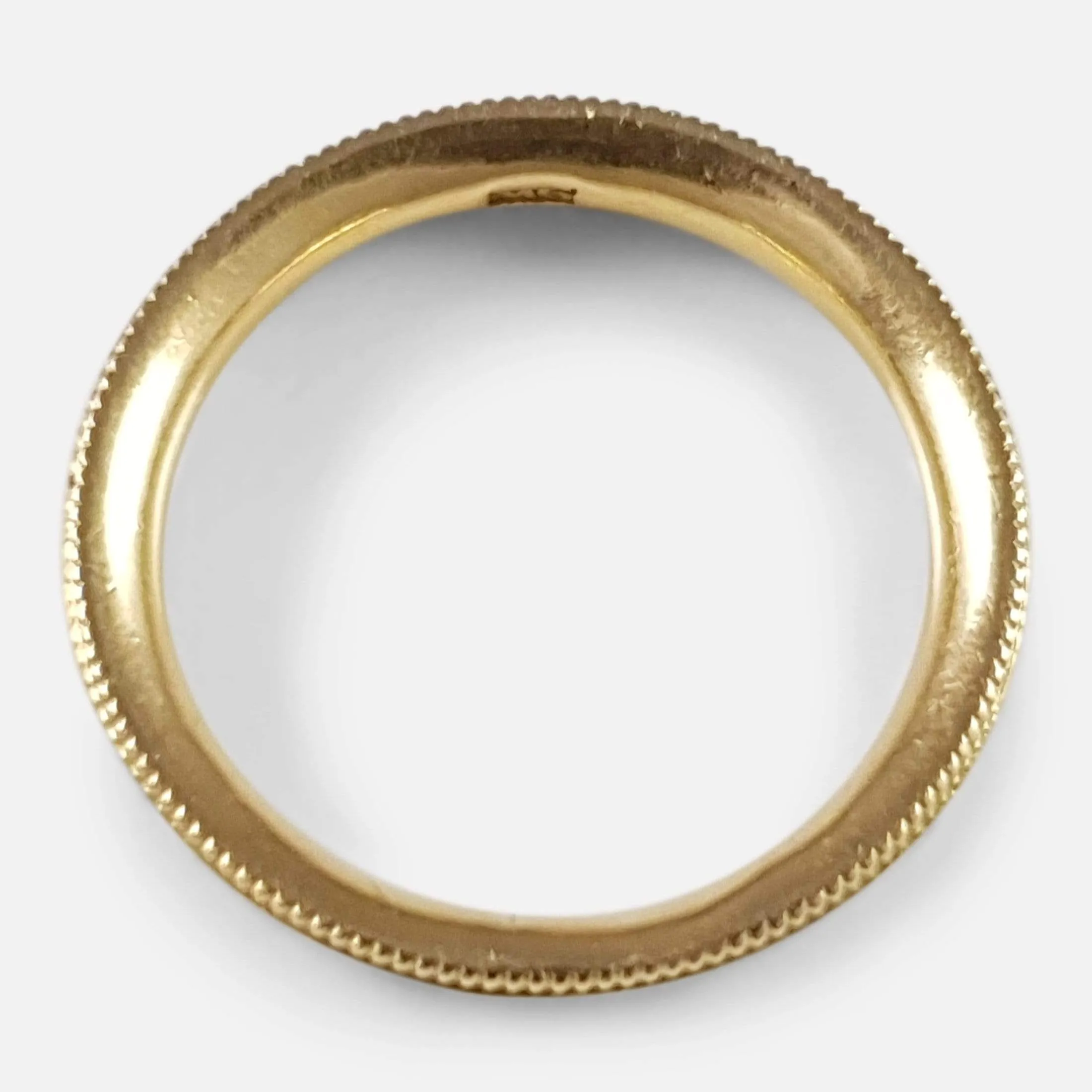 George III 18ct Gold and Enamel Mourning Ring, c1781