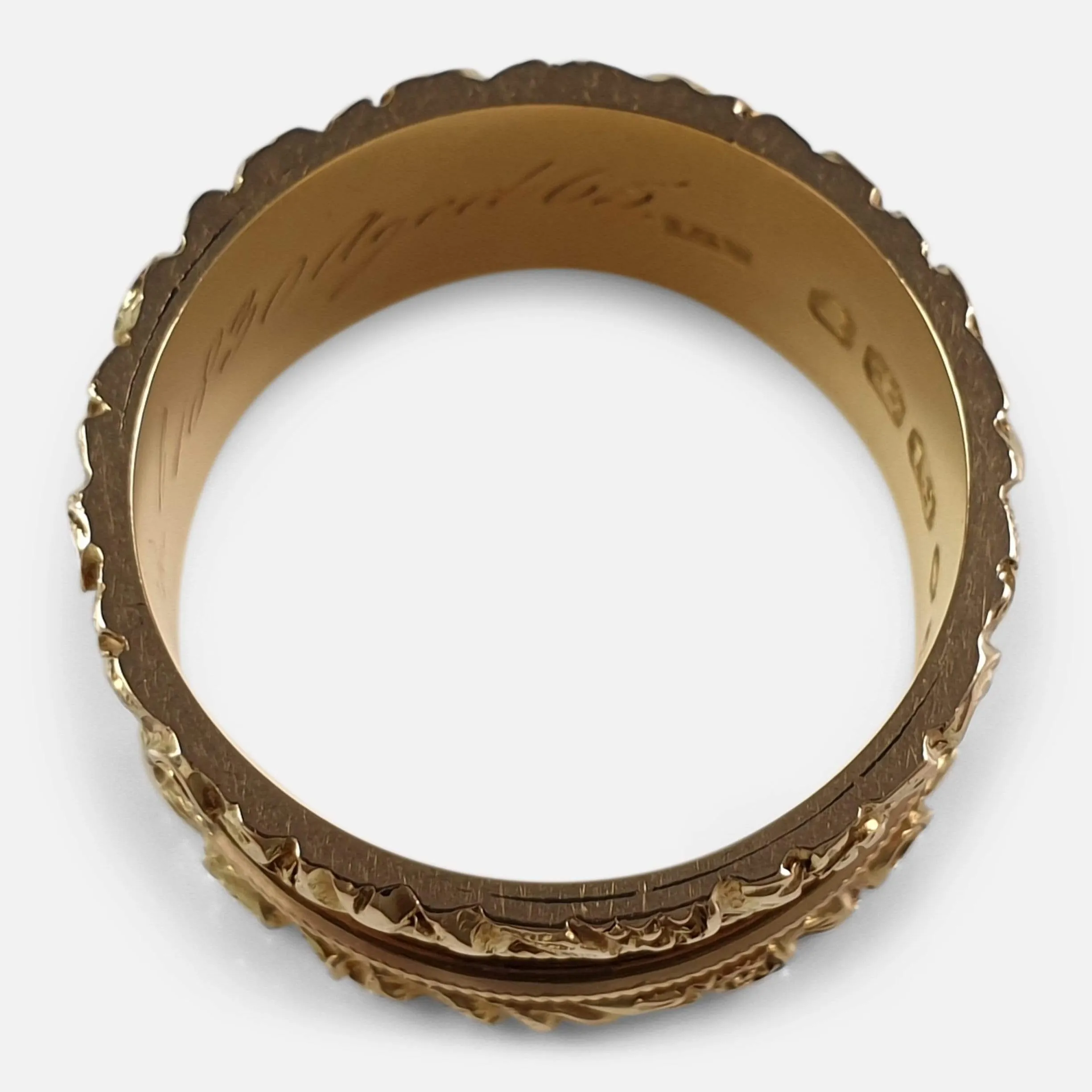 George IV 18ct Gold and Enamel Mourning Ring - 1829