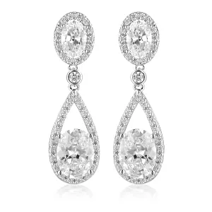 GEORGINI AURORA RADIENCE EARRINGS SILVER