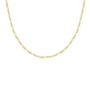 Gold Filia Curb Chain Necklace
